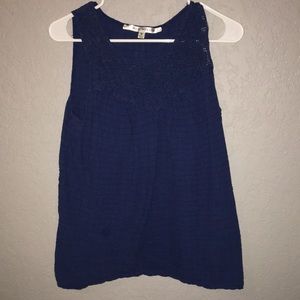 Max Studio Blue Tank Top size medium